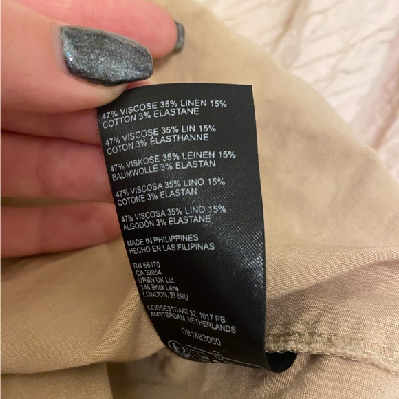 Maeve Anthropologie Colette Midi Skirt Linen Blend - Picture 6 of 6